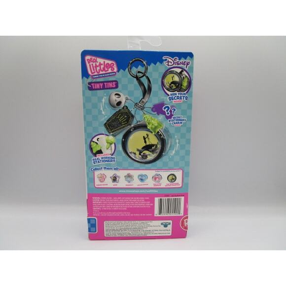 Real Littles Tiny Tins Disney Nightmare Before Christmas 4 Charms Stationary - Picture 2 of 2